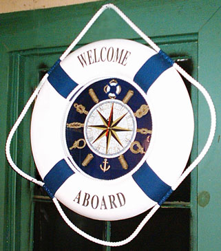 Canvas Life Ring Clock