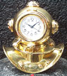 Brass Helmet Clock