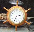 Ships Wheel Clock